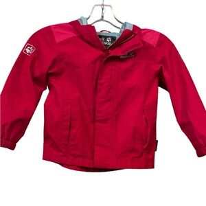 Jack Wolfskin Oak Creek Kids Jacket in Azalea Red